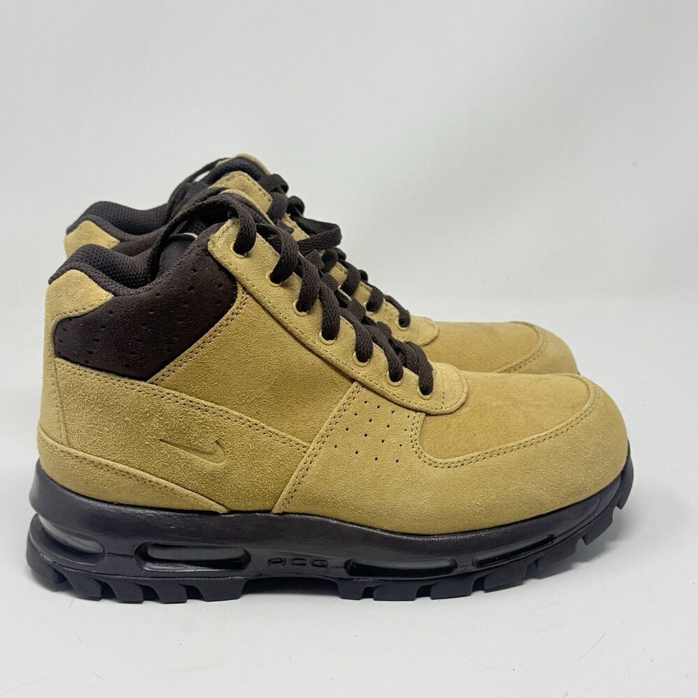 Nike Air Max Goadome ACG Boots Youth Boys Size 7 Tan Brown Suede 311567-700